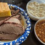 Ribs and Brisket at Smokin Coop BBQ Pit
