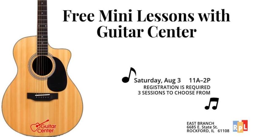 Free Mini Lesson with Guitar Center