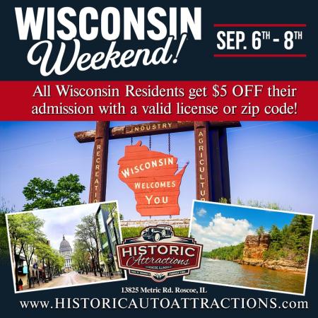 All Wisconsin Residents get $5 Off