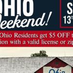 All Ohio Residents Get $5 OFF