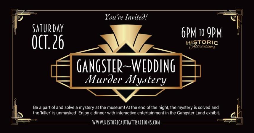 Gangster Wedding 'Murder' Mystery Dinner