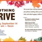 Fall Clothing Drive