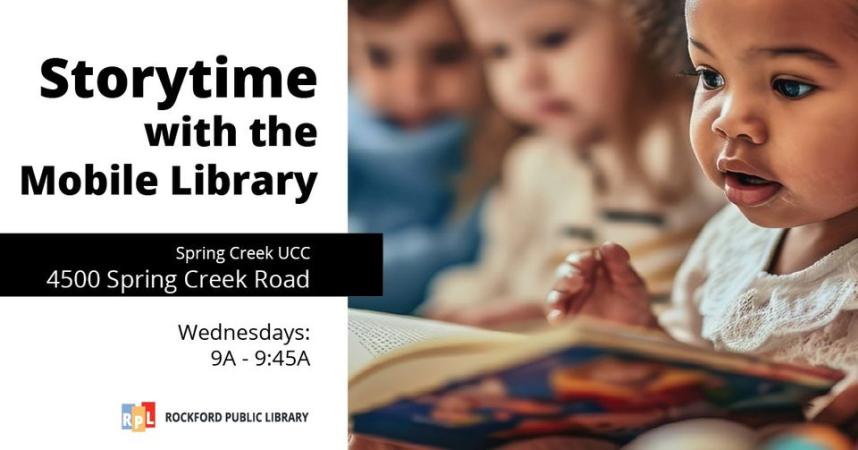 Storytime with the Mobile Library at Spring Creek UCC