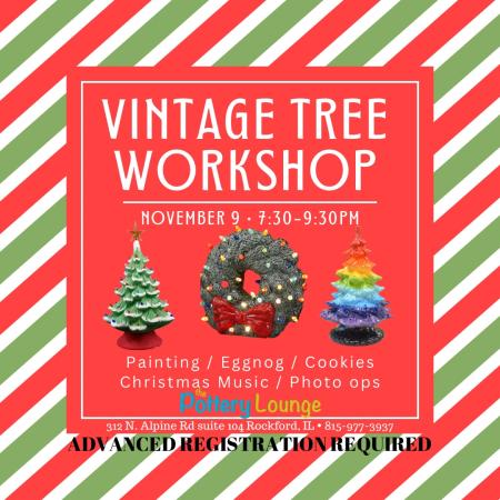 Vintage Tree Painting Workshop - NOVEMBER