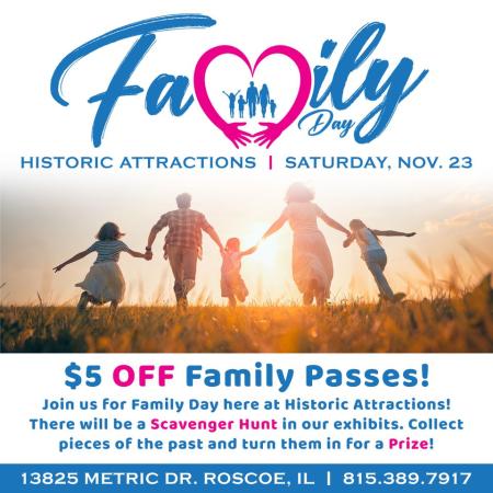 $5 OFF Family Passes!