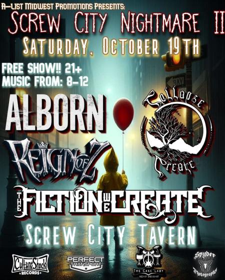 Screw City Nightmare 2: Alborn, Collapse, Create, Reign of Z, & The Fiction We Create