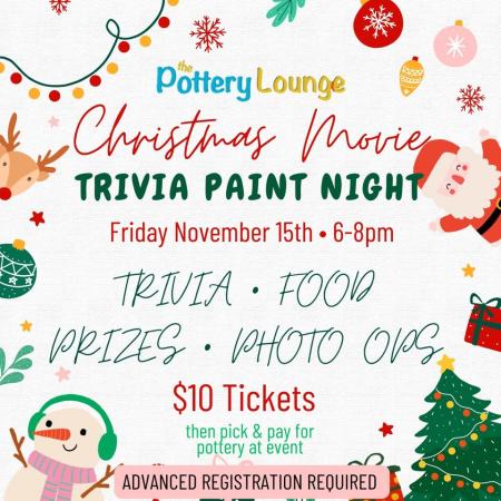 Christmas Movie Trivia Paint Night