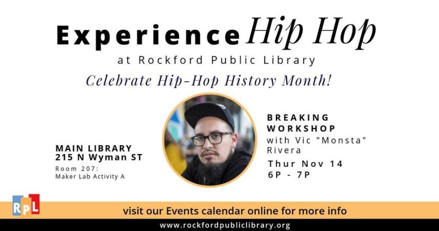 Hip Hop History Month: Breaking Workshop with Vic 