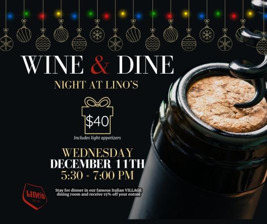 Wine & Dine Night at Lino's