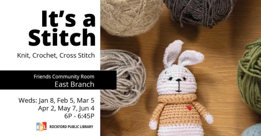 It's a Stitch: Knit, Crochet, Cross Stitch