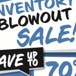 Warehouse Inventory Blowout Sale