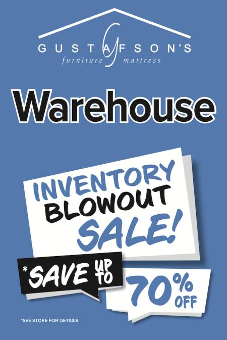 Warehouse Inventory Blowout Sale