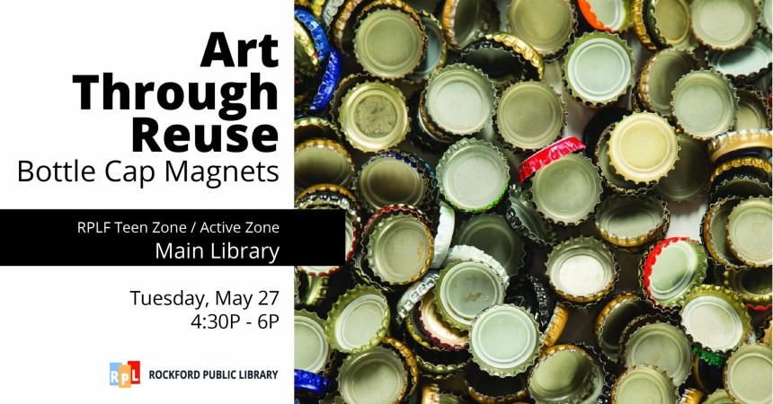 Art Through Reuse - Bottle Cap Magnets