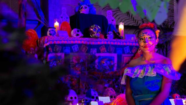 Nicholas at Night: Dia de los Muertos