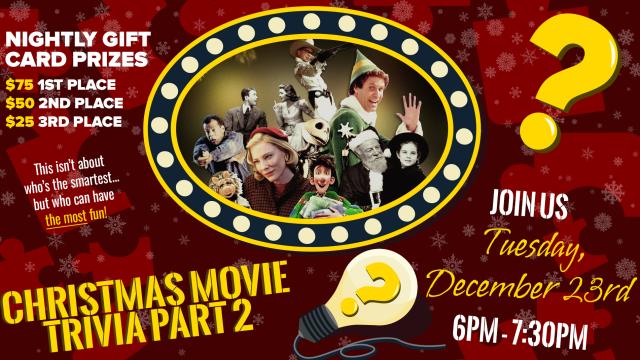 Christmas Movie Trivia Part 2