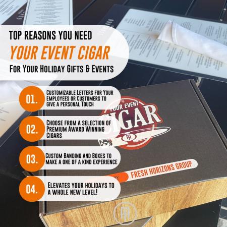 Perfect holiday gift from, Your Event Cigar 