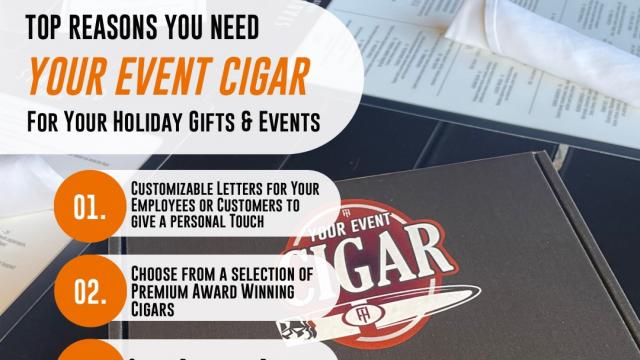 Perfect holiday gift from, Your Event Cigar 