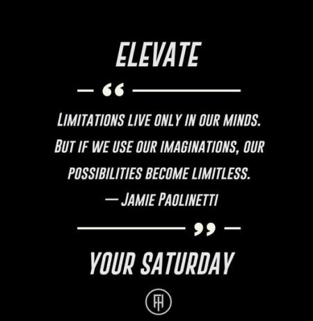 Elevate Your Saturday 