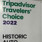 2022 TripAdvisor Travelers Choice Plaque! 