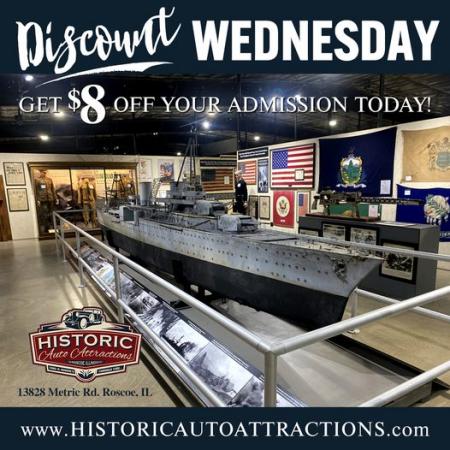 Discount Wednesday at Historic Auto Attractions! 