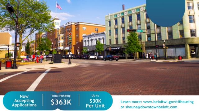 Funding is now available to create additional housing units in downtown Beloit