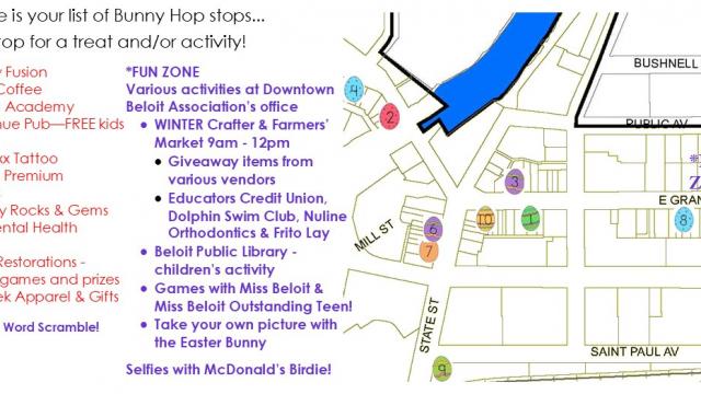 Easter Eggstravaganza Map