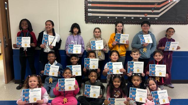 Winners of the 2nd annual Bookmark Contest for Read Across America!