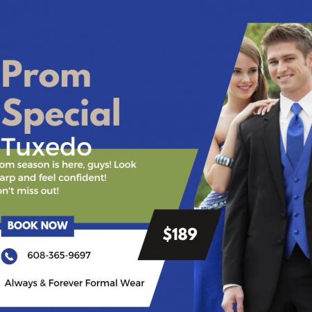 Prom Special on Tuxedos