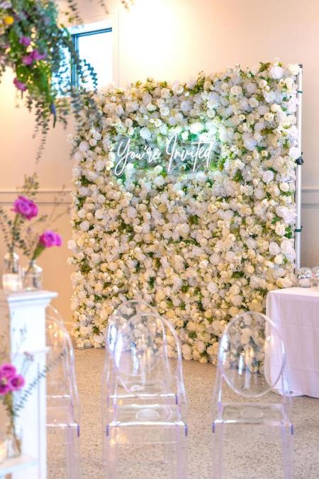 Capture Timeless Moments with Our Flower Walls, Backdrops & Balloon Decor! 