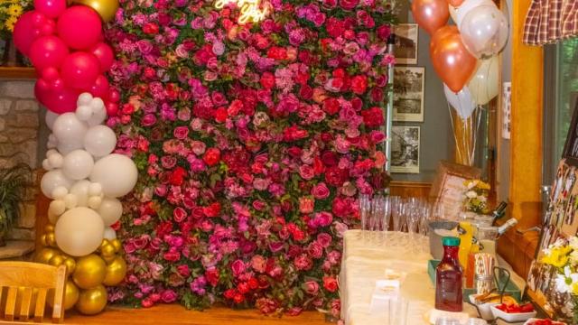 Bridal shower celebration with Wisco Blooms