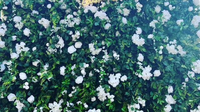 Floral Backdrop business owner Cece celebrates 1 Year of Service! 