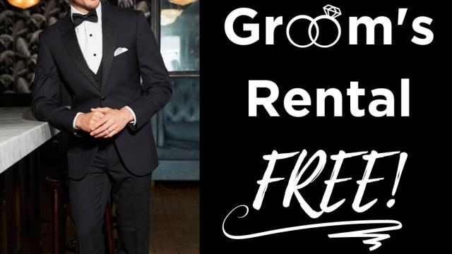 Free Groom's Rental*