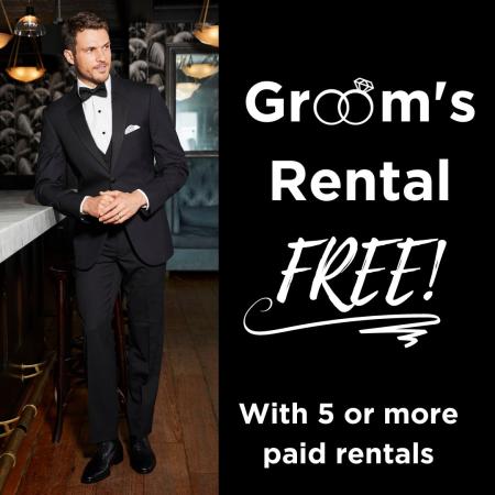 Free Groom's Rental*