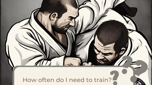 How often should you train in martial arts? 