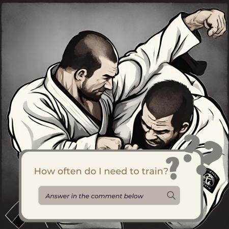 How often should you train in martial arts? 