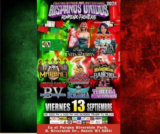 Fiesta Patrias 2024 con Hispanos Unidos Rompiendo Fronteras