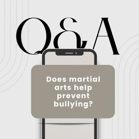 Does martial arts training help prevent bullying?