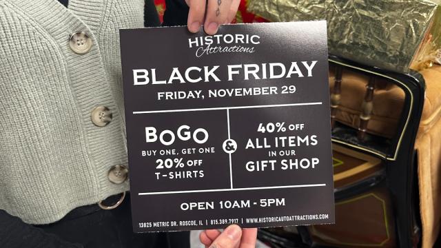 Black Friday at the Historic Attractions Museum!