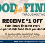 Food for Fines: Clear Your Library Fines and Give Back!
