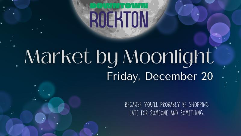 Market by Moonlight in Downtown Rockton