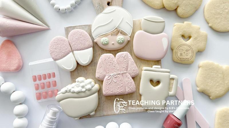 Spa Day Cookie Decorating Class & Mimosa Bar