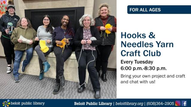 Hooks & Needles Yarn Craft Club