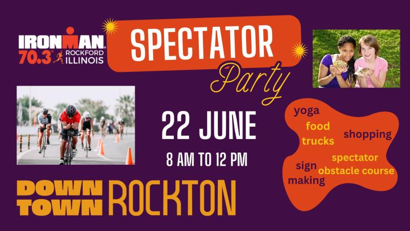 IRONMAN 70.3 Rockford Bike Course Celebration – Downtown Rockton