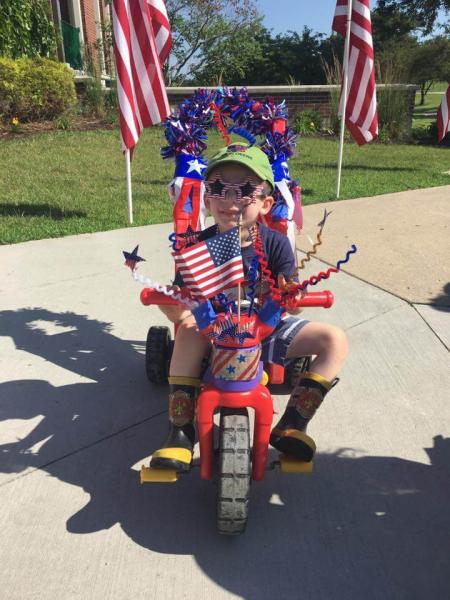 July 4th Bike Parade at Riverside Park