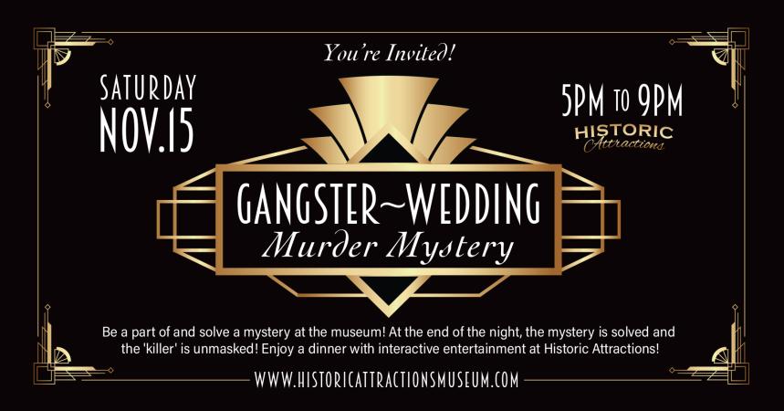 Gangster Wedding - Murder Mystery Interactive Dinner
